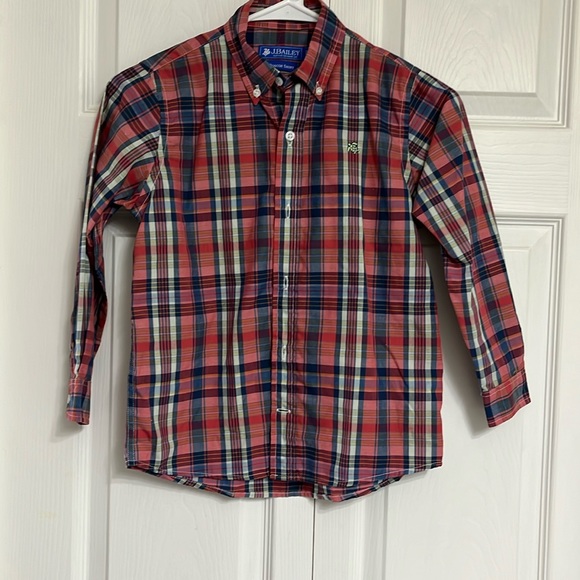Bailey Boys J. Bailey Roscoe Button Down Shirt - Blue Laurel Seersucker